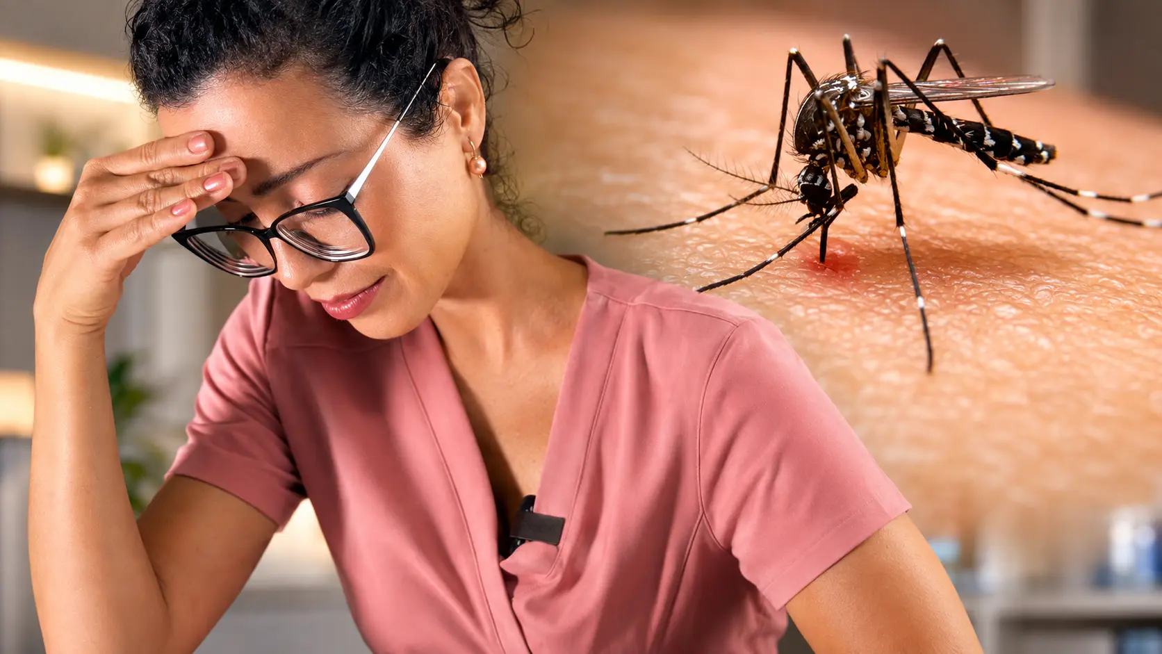 Dra. Larissa Vilela explicando como diferenciar os sintomas de dengue, gripe e covid