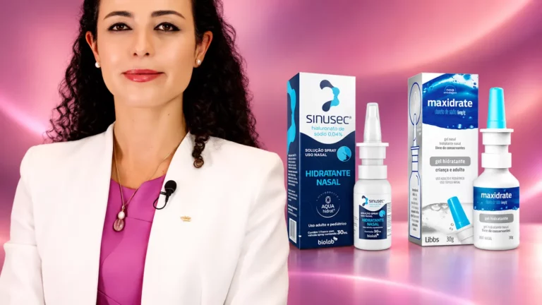 Dra. Larissa Vilela apresenta hidratantes nasais Maxidrate® e Sinusec®