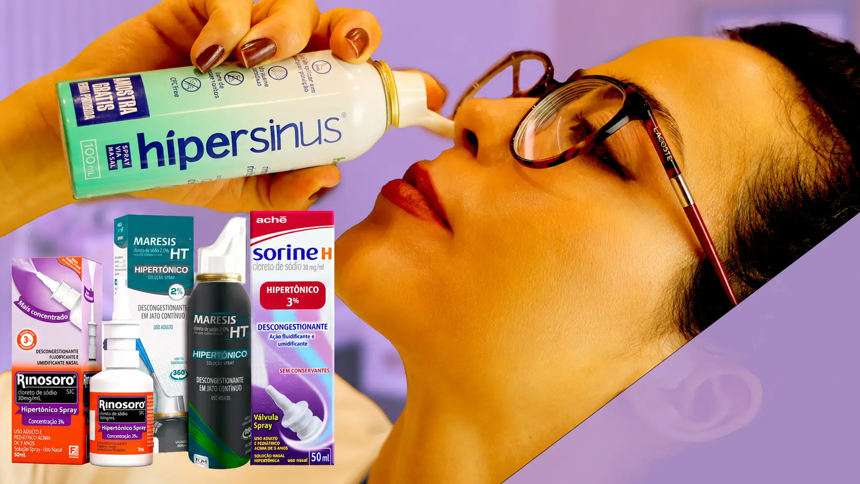 Preparo de solução hipertônica para lavagem nasal